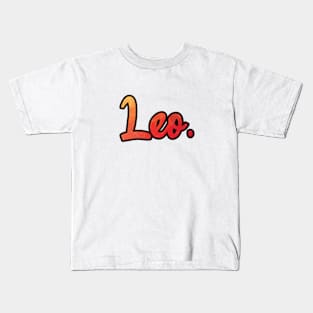 Cool Name Leo Kids T-Shirt